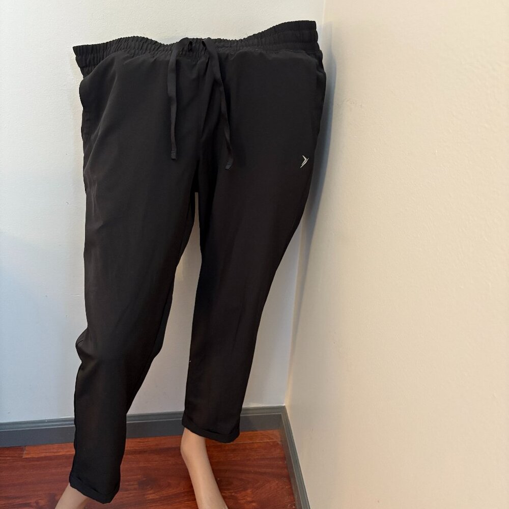 Old Navy Active Go-Dry Joggers Size M Black Athletic Pants